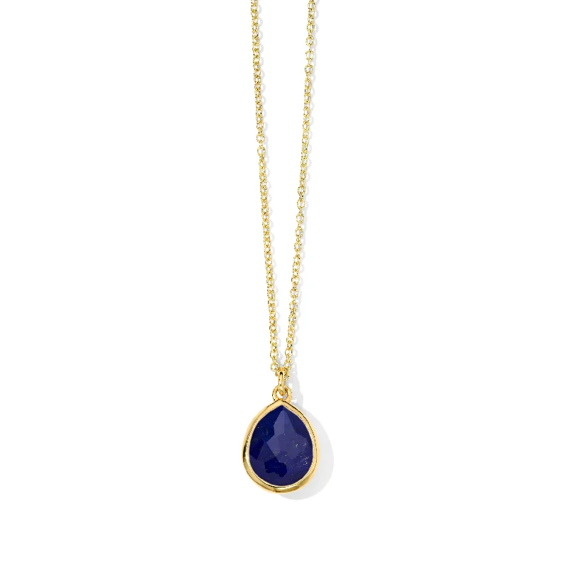 IPPOLITA Rock Candy Mini Teardrop Pendant in Lapis Doublet