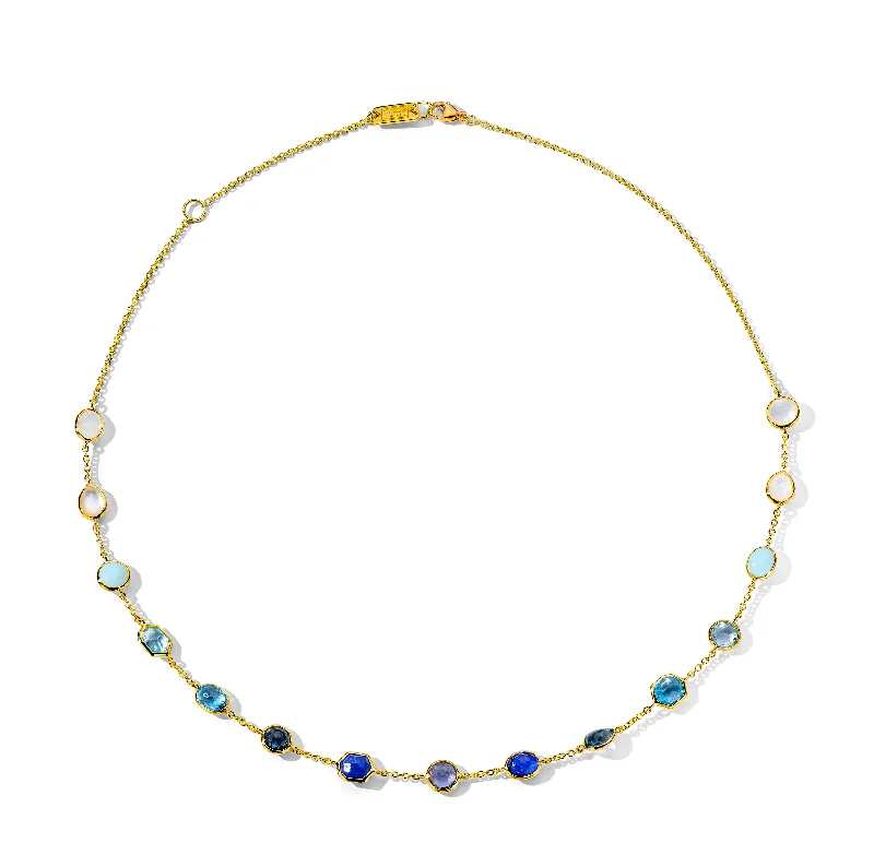 IPPOLITA Rock Candy Short Confetti Necklace in Mare