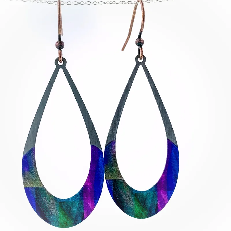 Open Teardrop Earrings