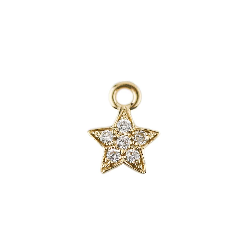 STAR CHARM | 14K GOLD & DIAMOND