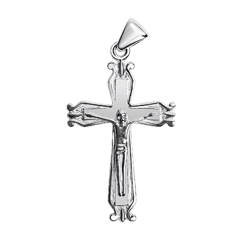 Sterling Silver Cross Crucifix Pendant / SSP0068