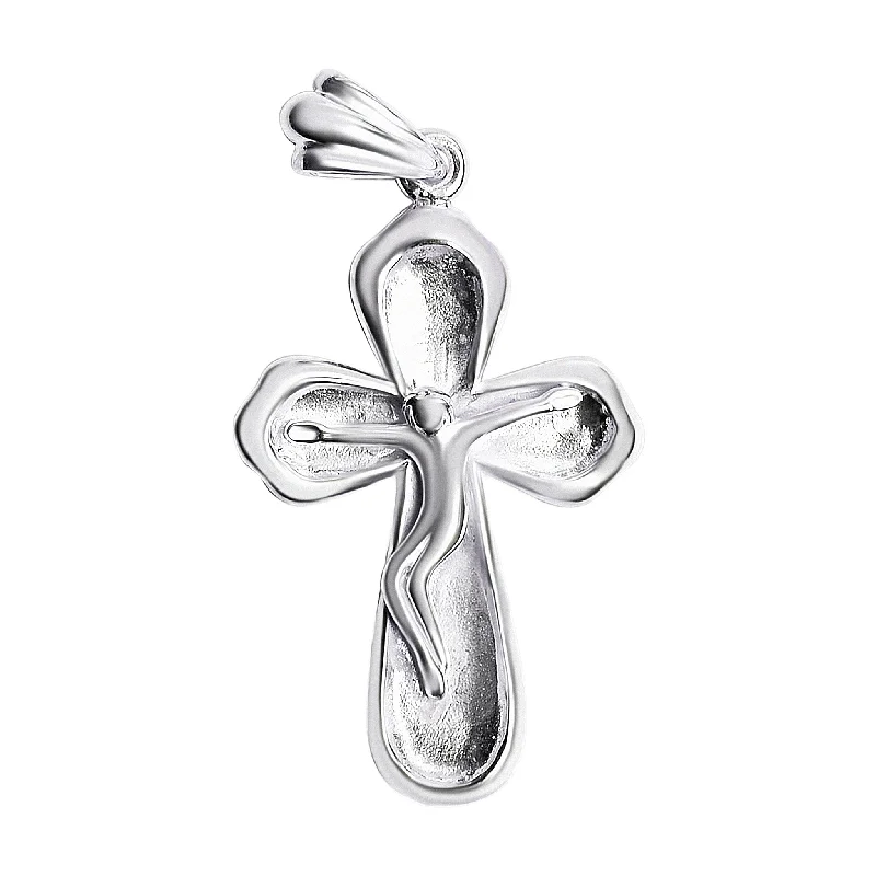 Sterling Silver Crucifix Cross Pendant / SSP0078