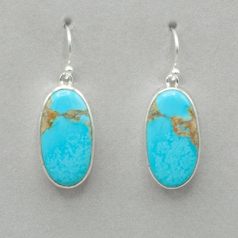 Turquoise Oval Earrings