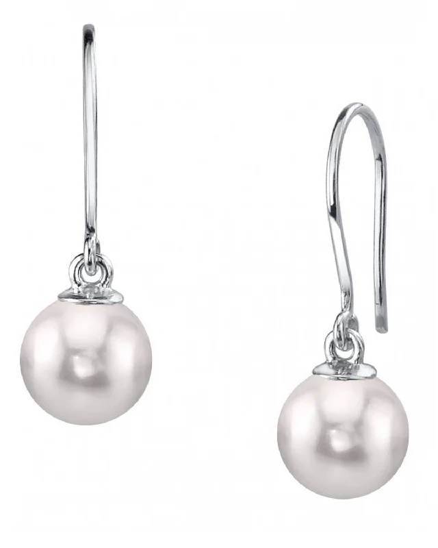 White Akoya Pearl Linda Earrings