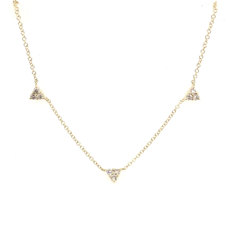 Yellow Gold Diamond Fashion Necklace