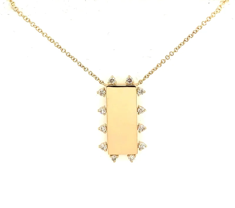 Yellow Gold Diamond Fashion Necklace