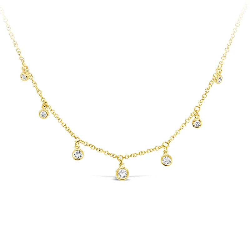 Yellow Gold Diamond Fashion Necklace