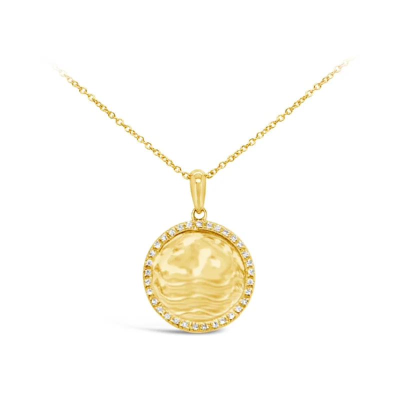 Yellow Gold Diamond Fashion Pendant