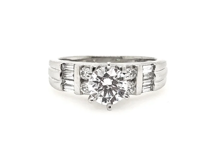 Platinum Diamond Engagement Ring