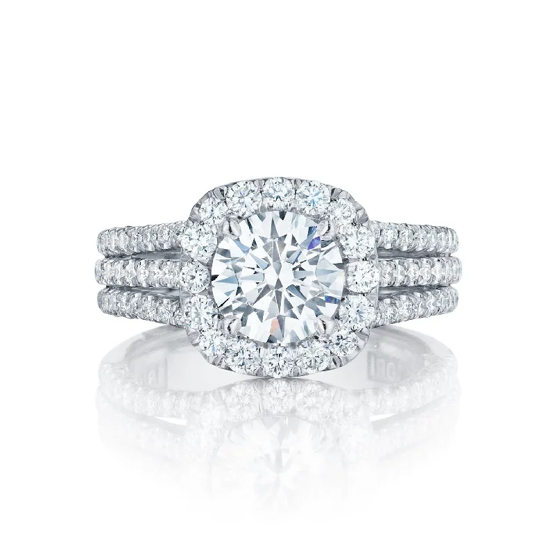 Tacori "Petite Crescent" Engagement Ring