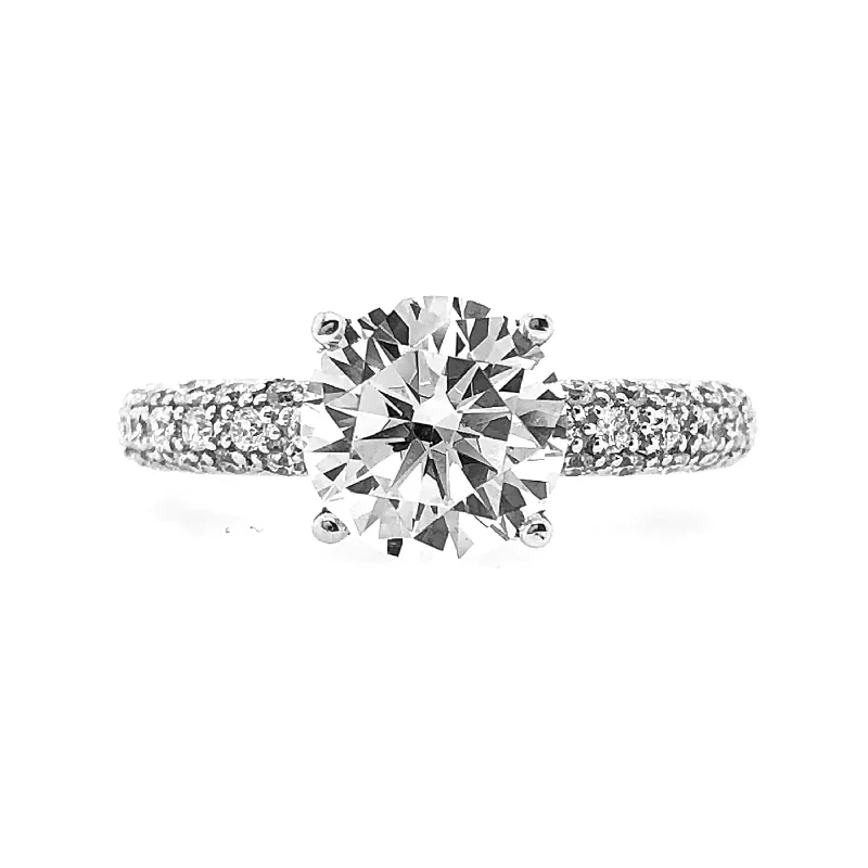 White Gold Diamond Engagement Ring