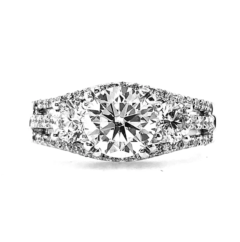 White Gold Diamond Engagement Ring