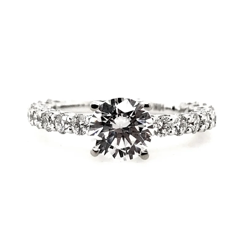 White Gold Diamond Engagement Ring