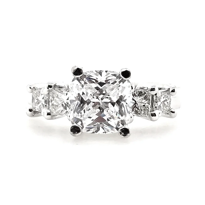 White Gold Diamond Engagement Ring