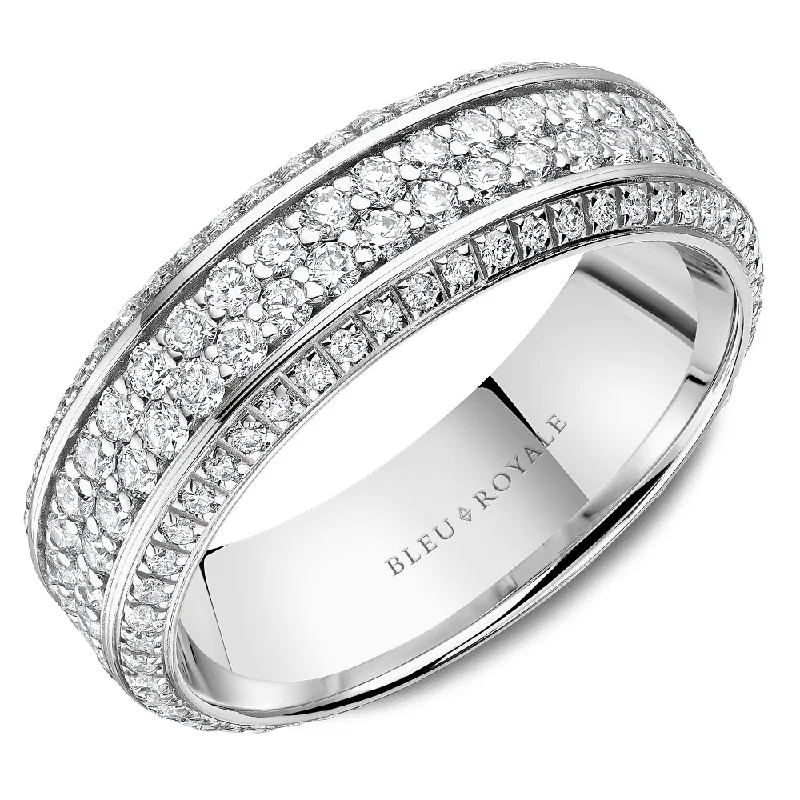 Bleu Royale "Diamond" Men's Eternity Band