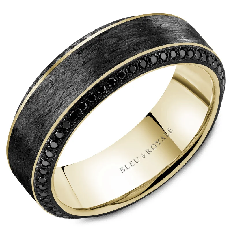 Bleu Royale "Diamond" Men's Eternity Band