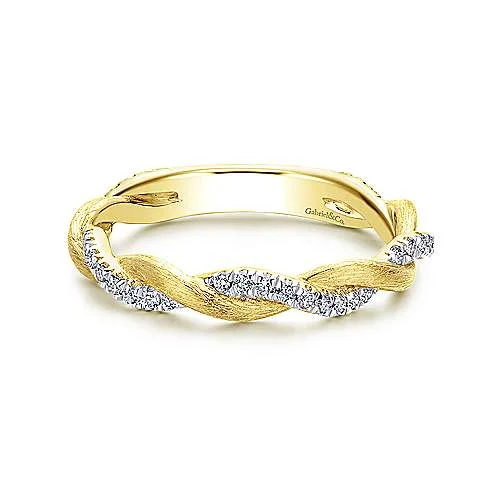 GABRIEL & CO "Stackable" Wedding Band