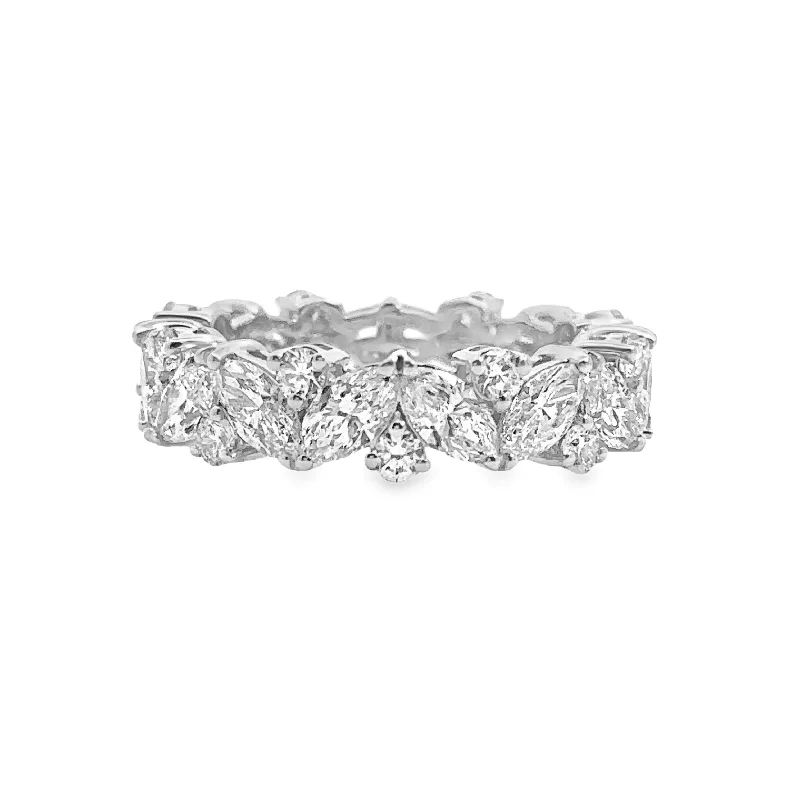 Lab Grown White Gold Diamond Eternity Band