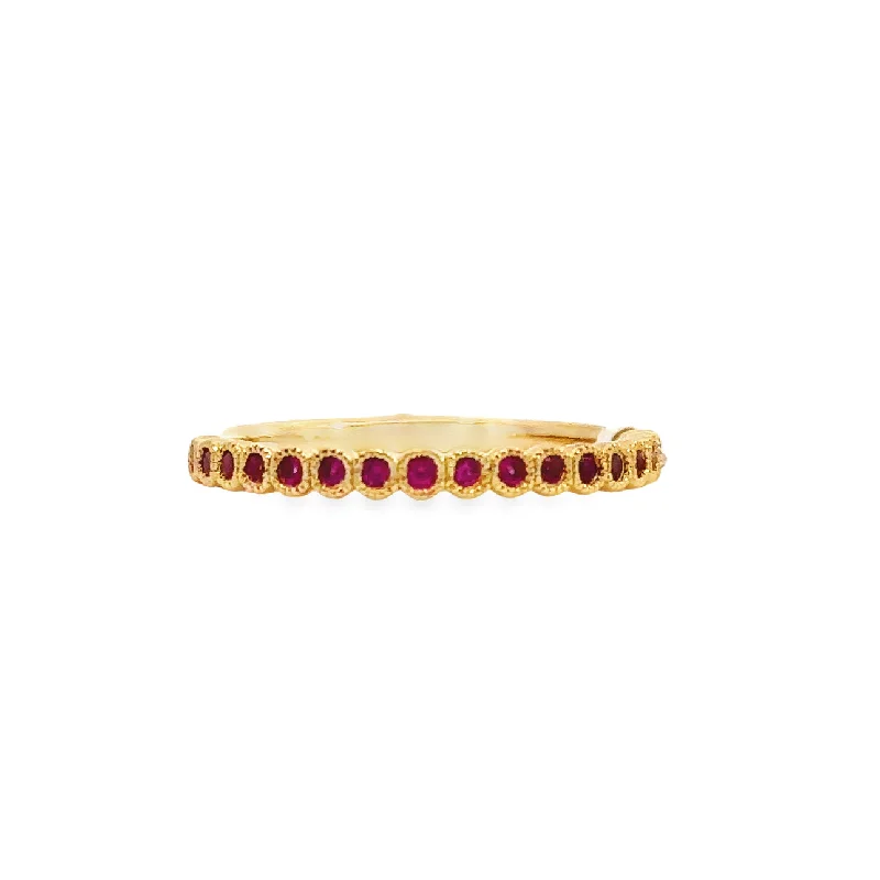 Padis Classique Ruby Wedding Band