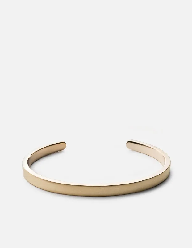 Singular Cuff, Matte Brass