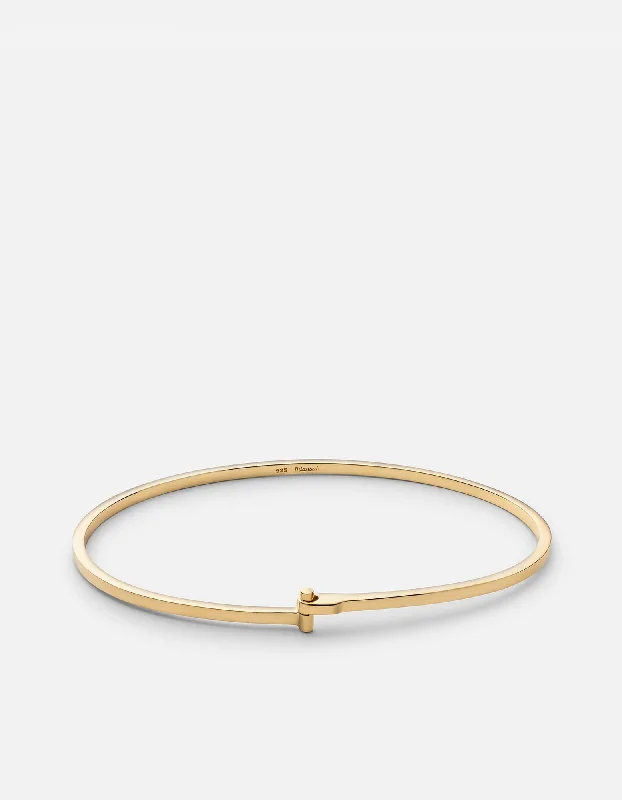 Thin Nyx Cuff, Gold Vermeil