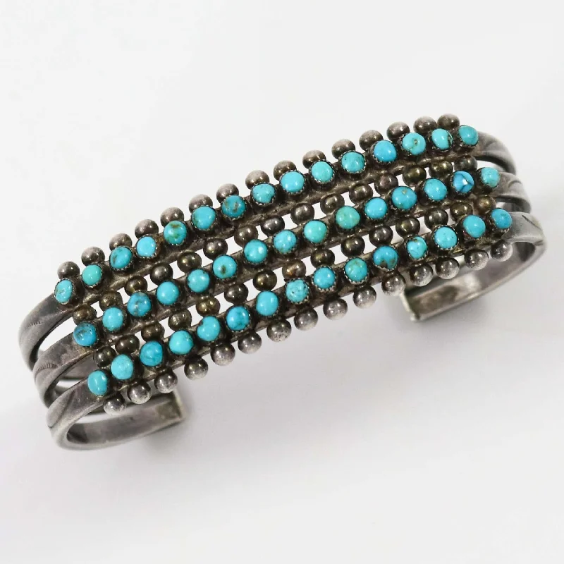 1940s Turquoise Row Bracelet