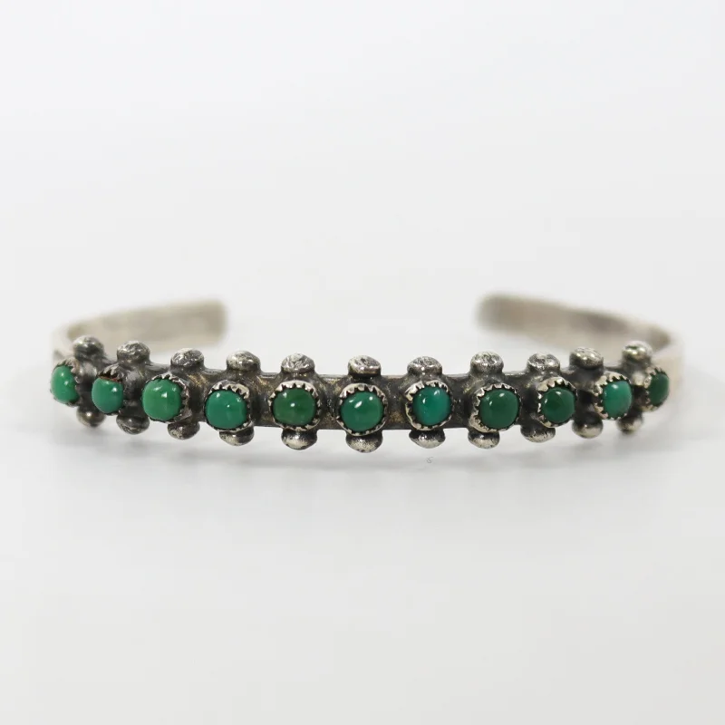 1940s Turquoise Row Bracelet