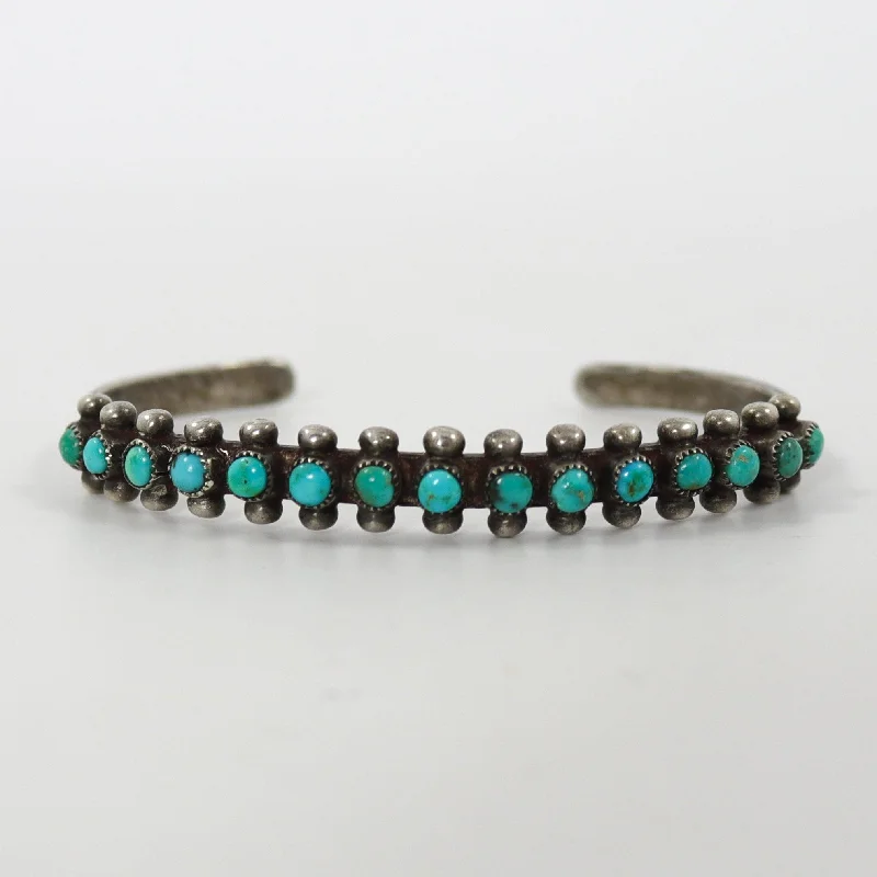 1940s Turquoise Row Bracelet