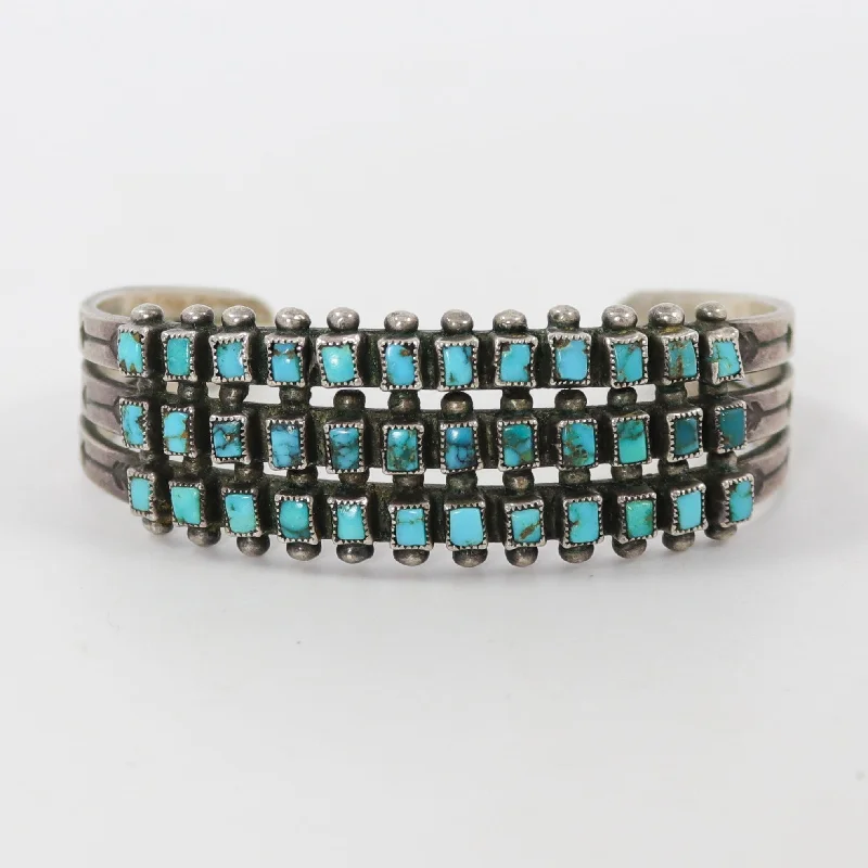 1940s Turquoise Row Bracelet