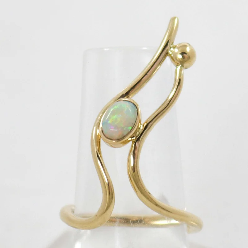 Gold and Opal Ring