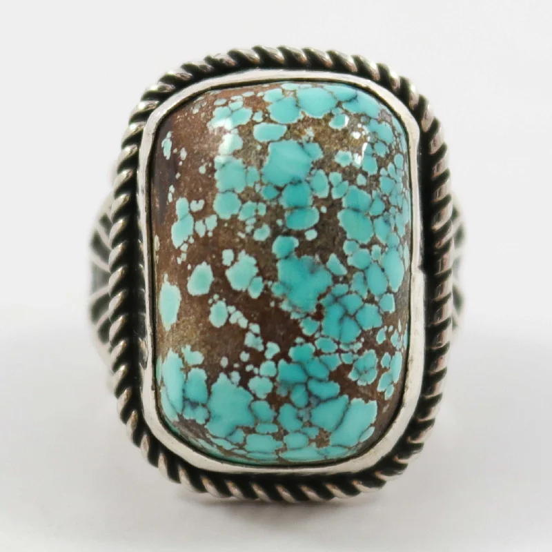 Number Eight Turquoise Ring