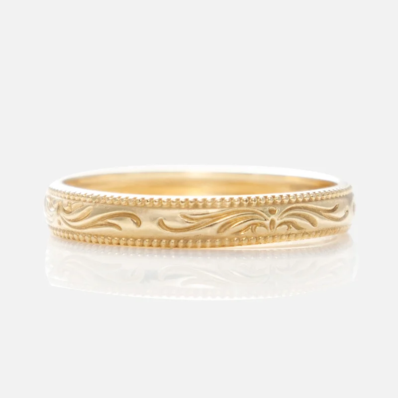 Solid Gold Filigree Ring