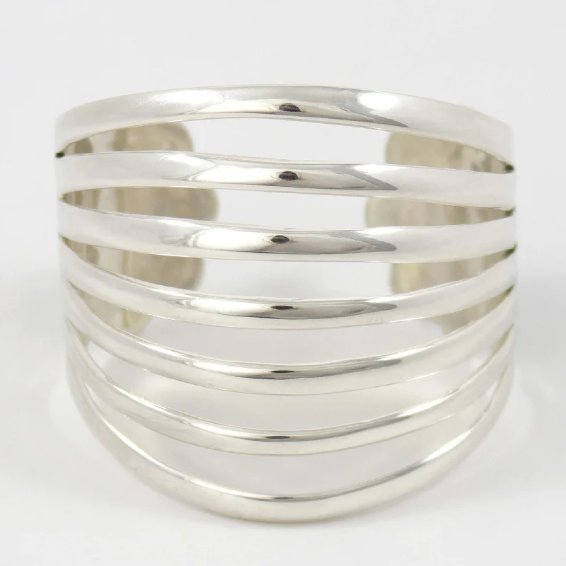 Split Silver Cuff