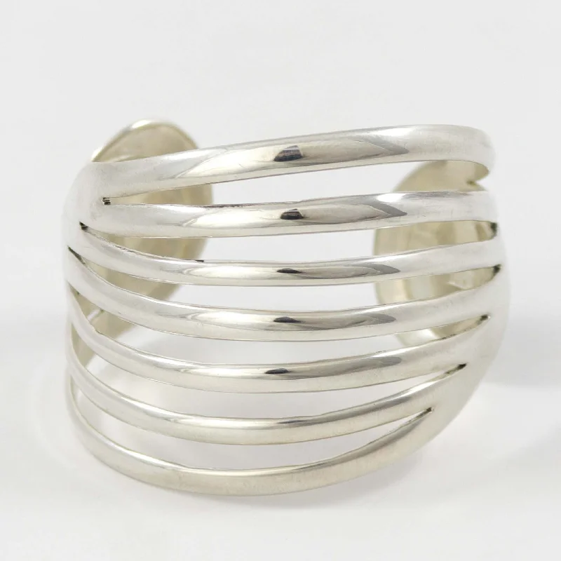 Split Silver Cuff