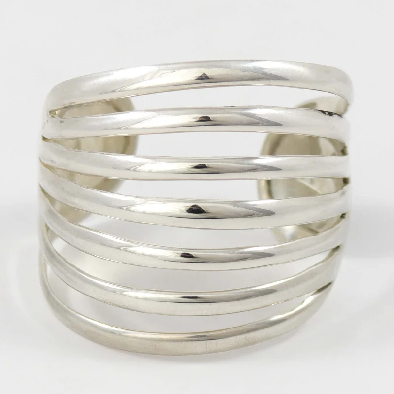 Split Silver Cuff