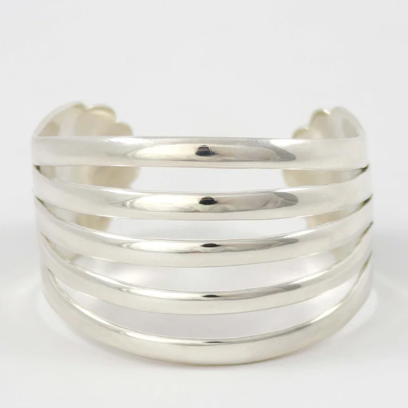 Split Silver Cuff