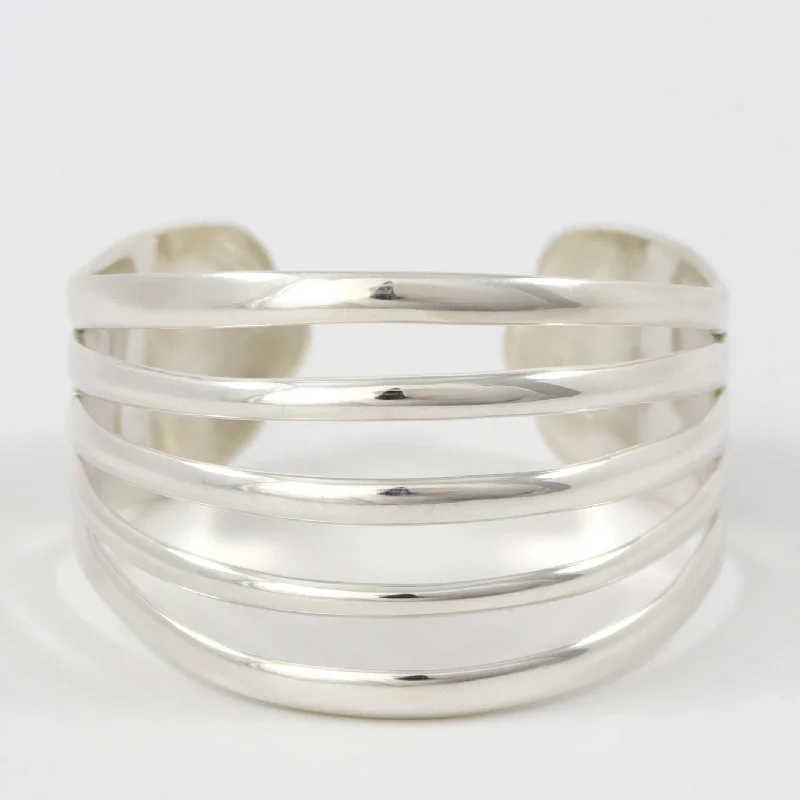 Split Silver Cuff