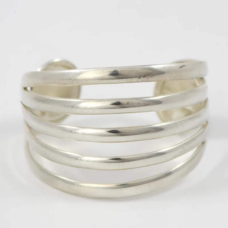 Split Silver Cuff