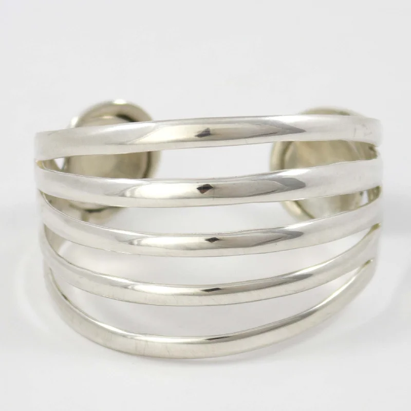 Split Silver Cuff